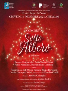 locandina concerto sotto l'albero 2021